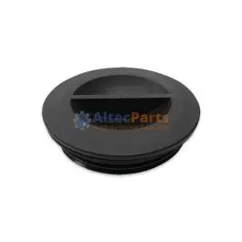 Deksel voor watertank - Ø120mm met buitendraad - Zwart Snelle Levering