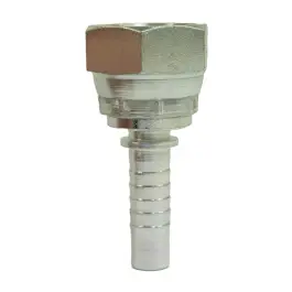 Ambachtelijk Persnippel 3/8" Binnendraad(Wartel) - DN10 Slang - Staal