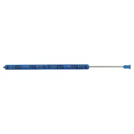 Spuitlans met open isolatie S3-350 - Recht - Blauw - RVS Professioneel
