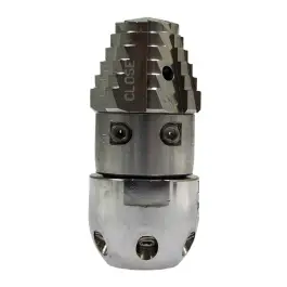 Roterende rioolnozzle RR-TF - 1/2" binnendraad - RVS Handgemaakt