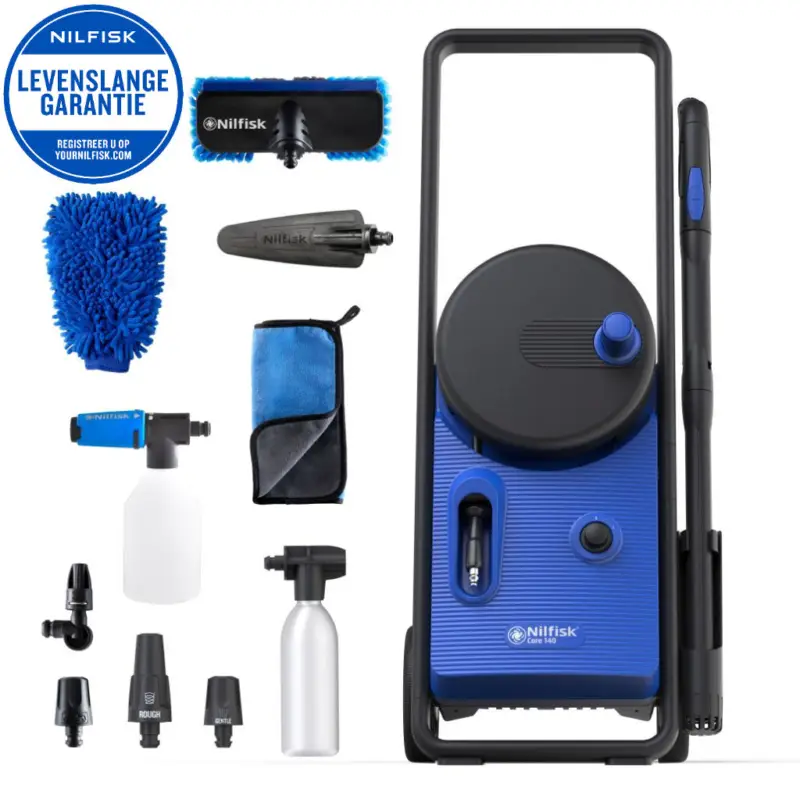 Aanbieding Nilfisk Core 140-8 In-Hand PowerControl Premium Car Wash Hogedrukreiniger