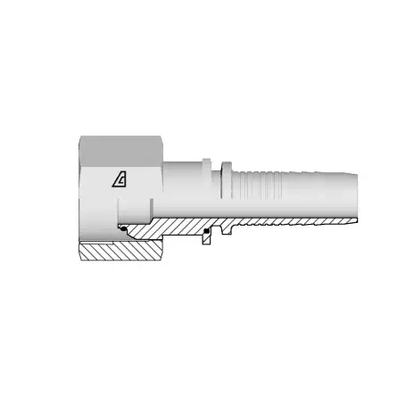 Nieuwe Collectie Alfagomma Slangpilaar BSPP Wartel + O-Ring DN19 - 3/4"