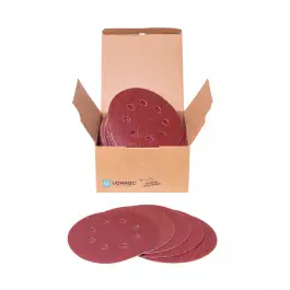 Schuurpapier voor excentrische schuurmachine | 125mm - 50 Stuks Plaats Bestelling