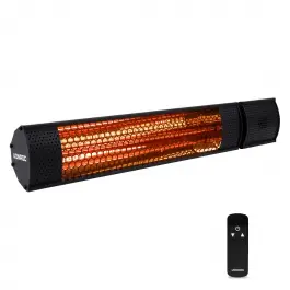 Nieuwe Collectie Heater Marsili 2000W – Met afstandsbediening - Zwart