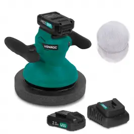 In De Mode Accu polijstmachine 20V – 2.0Ah - Ø240mm | Incl. 2 accu’s en snellader