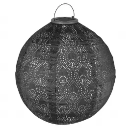 Laatste Kans Luna solar lampion Eclipse met LED – 310x310mm - Earth grey | Handgemaakt/weersbestendig