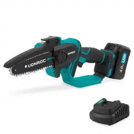 Ambachtelijk Mini Kettingzaag 20V – 152mm | Incl. 4.0Ah accu en snellader