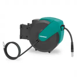Nieuw Model PRO Automatische Luchtslanghaspel – 15m | Universeel DIN/EURO/ORION