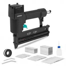 Gecertificeerd PRO Combi Tacker | Incl. 750 spijkers en 500 nieten