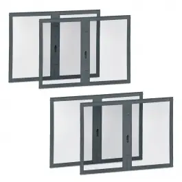 Zijwanden met Muggennet - Voor Premium Partytent PT501XX | Grijs Nieuw Model