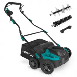 Elektrische verticuteermachine / gazonbeluchter 1500W – 36 cm | Incl. 45L opvangbak Plaats Bestelling