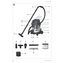 Onderdeel - Slang VC504AC Geld-Terug-Garantie