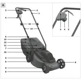 Onderdeel - Bovenste duwbeugel LM502AC Merkproduct