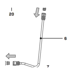 Flitsaanbieding Onderdeel - Regeneratieslang WS504XX