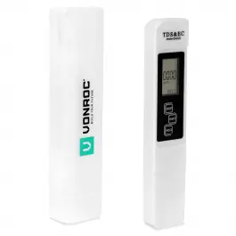 Exclusieve Aanbieding Digitale TDS-Meter - Meet TDS, EC en Temperatuur | Incl. Opbergbox