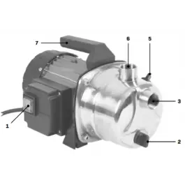 Populair Knob and O-Ring set , 2pcs - GP526AC / GP528AC / GP530AC