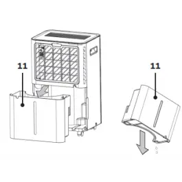 Complete Water Tank - DF503AC Op = Op