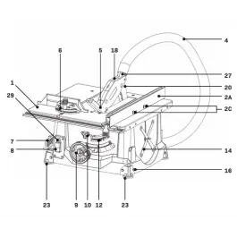 Shop Nu Riving knife - TS504AC / TS505AC