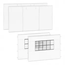 Zijwanden Set - 3x4.5M - Voor Premium Partytent PT502XX | Wit Speciale Aanbieding