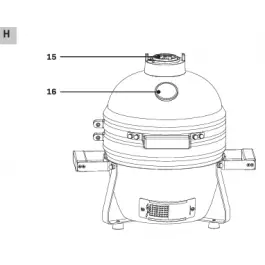 Fire box with charcoal grate - BQ501XX Must-Have