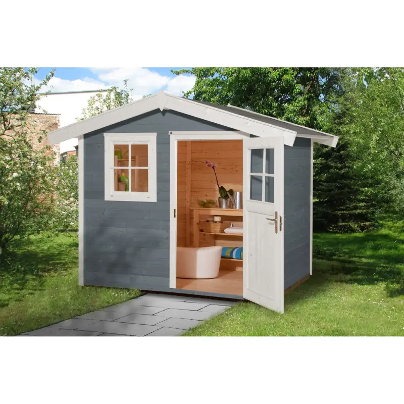 Beste Prijs Weka Tuinhuis 123 - Grijs - 241x235cm - 10,3 m³