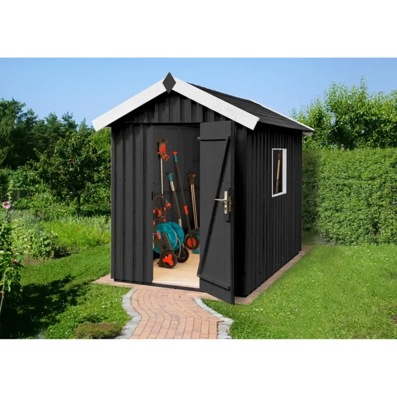 Weka Tuinhuis 348 - Antraciet - 220x162cm Populair