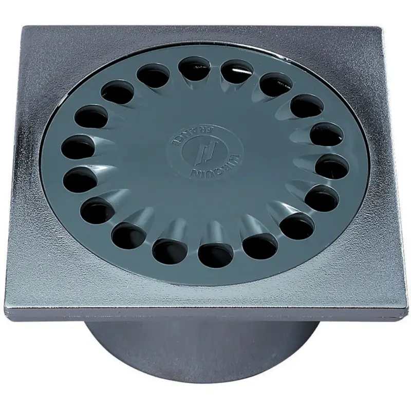 Wirquin vloersifon verchroomd Ø40mm grijs Betaalbaar