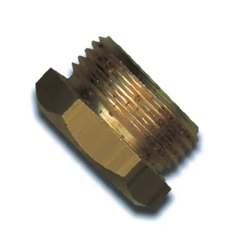 Saninstal eindstop 5/4" M messing Voordeelprijs