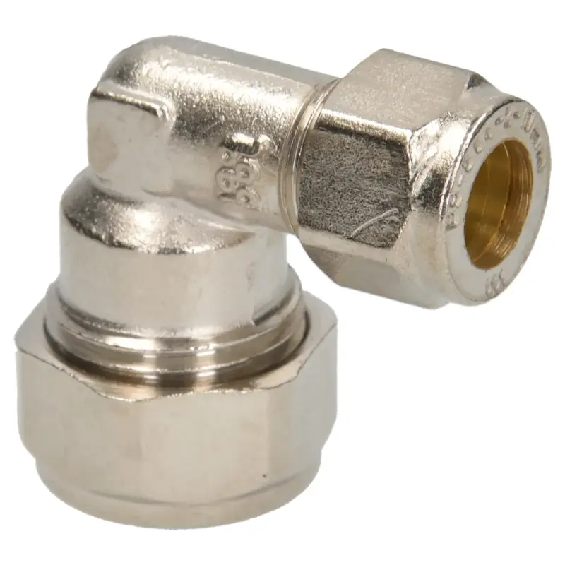 Sanivesk knel knie verloop chroom 15x10mm Premium