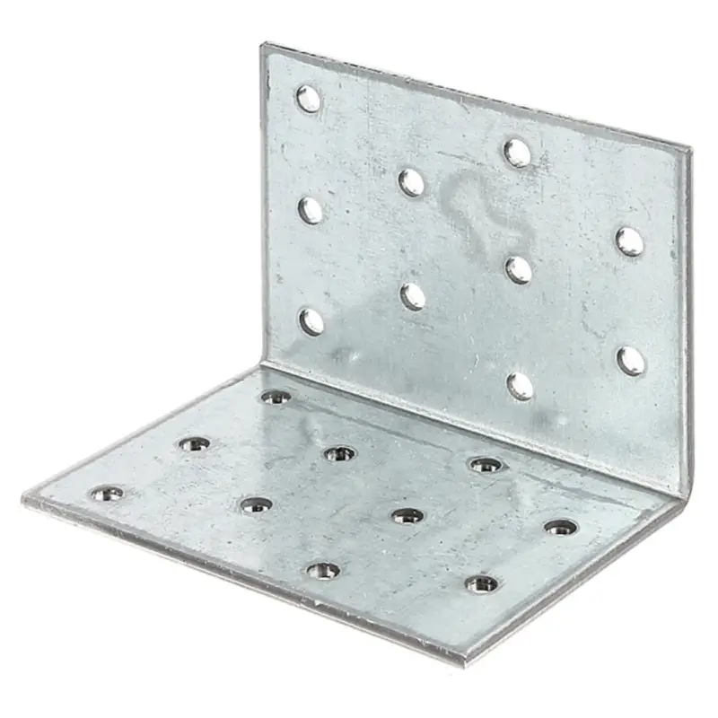 Alberts Verbindingshoek - Verzinkt Staal - 60x60x80mm Nieuwe Collectie