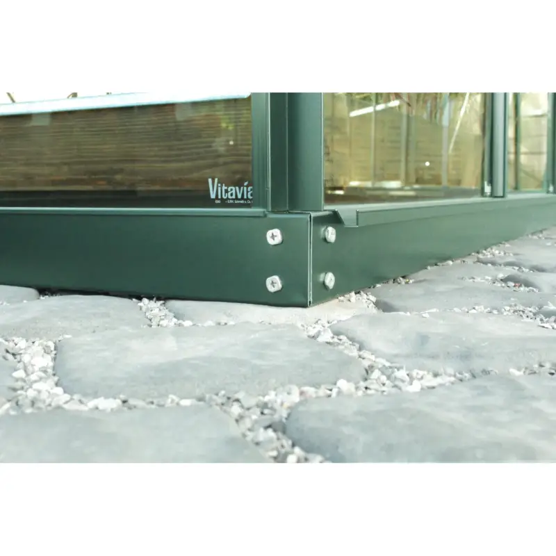 Vitavia fundatieframe voor broeikas 1300 - smaragd Geld-Terug-Garantie