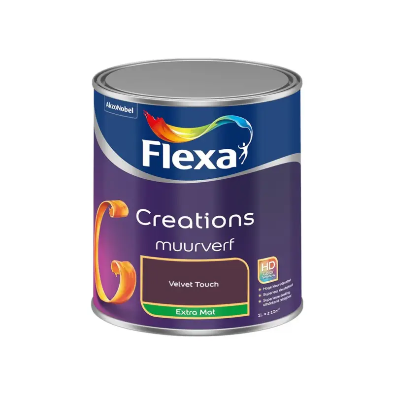 Aanbieding Flexa - Creations Muurverf Extra Mat - Velvet Touch - Meng - 1 L