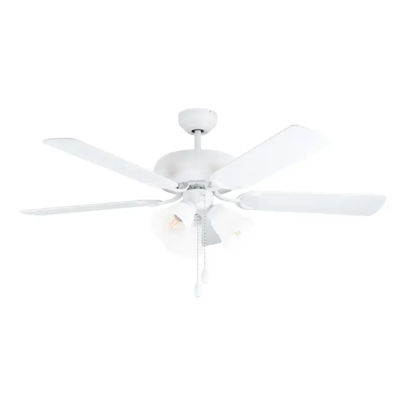 Voordeelprijs EGLO Plafondventilator Las Palmas E27 - Wit - 132cm - 120W