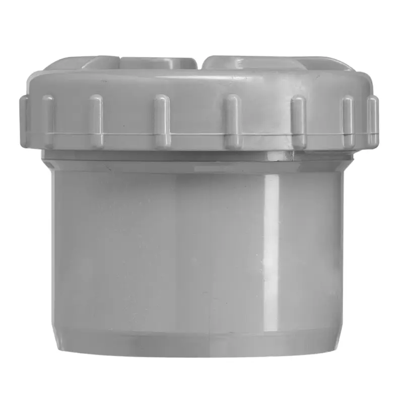 Martens eindstop met schroefdeksel - PVC - Grijs - Ø125mm Must-Have