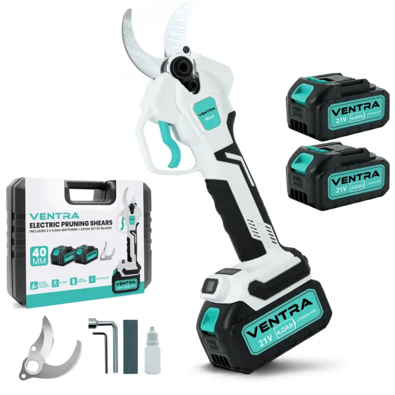 Ventra Elektrische Snoeischaar Aes40-3 - 40mm- Accu Snoeischaar - 4000mah Accu - Brushless Plaats Bestelling