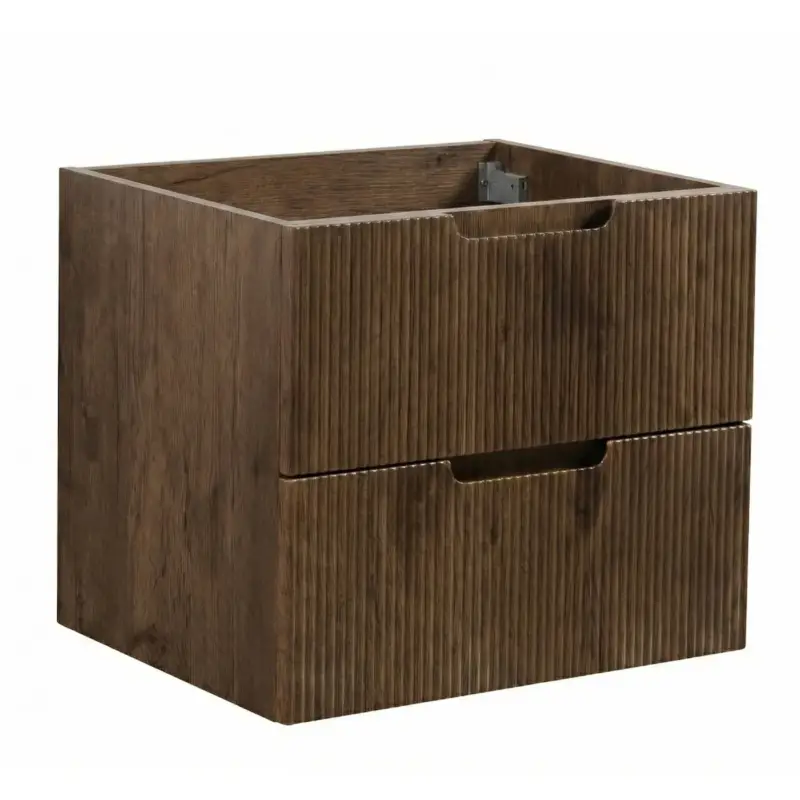 Wereldwijde Verzending Badplaats Wastafelkast Thermis 60 X 48 X 50 Cm - Walnoot Bruin