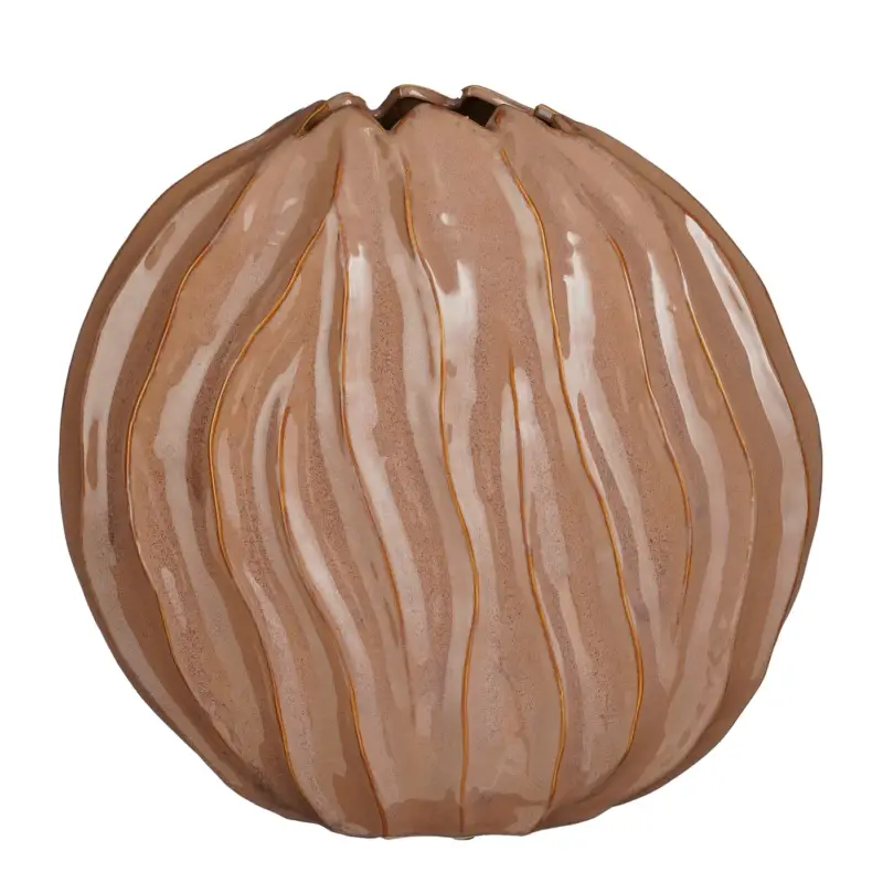 Wereldwijde Verzending Mica Vaas - Bruin - 22,5 x 43 x 41 cm