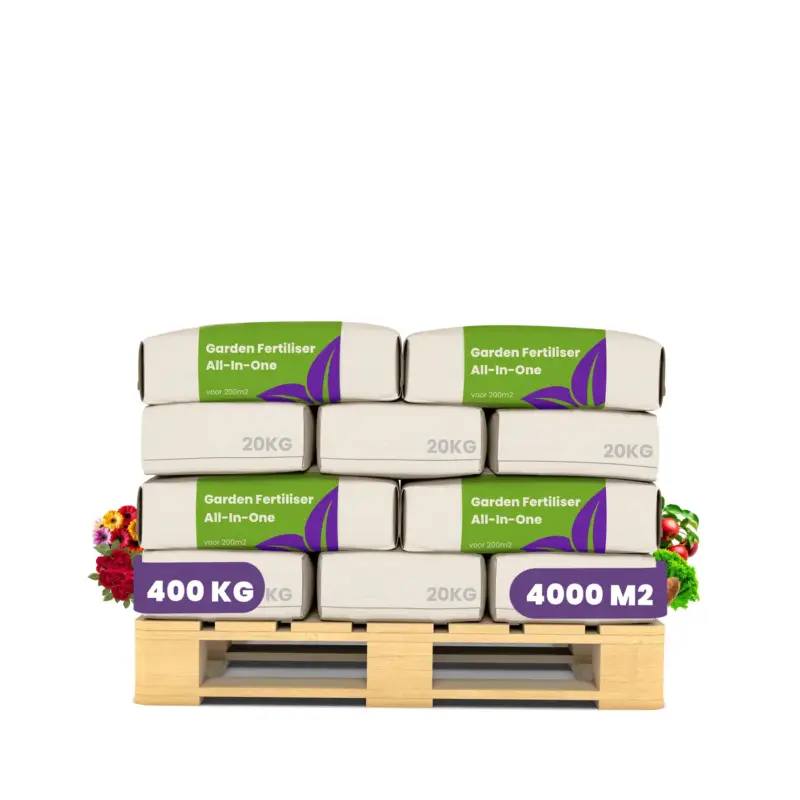 Tuinmest All-In-One - 20X = 400 Kg Voor 4.000M2 - Organifer Voordeelprijs