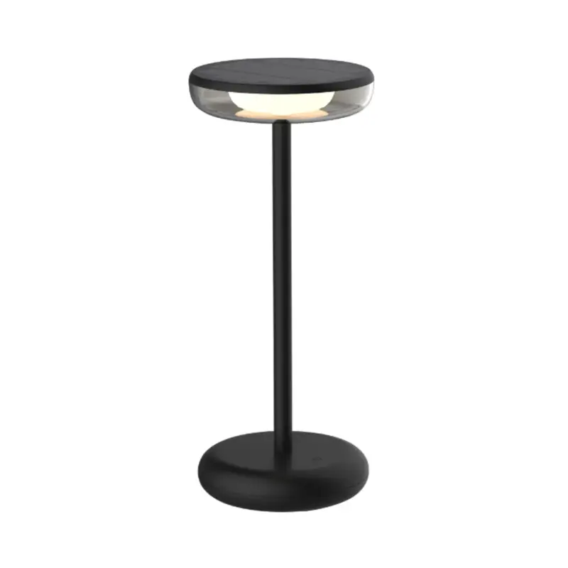 Zoluna Solar Tafellamp Bobbie Zwart - 11x11x26.5 Cm Favoriet