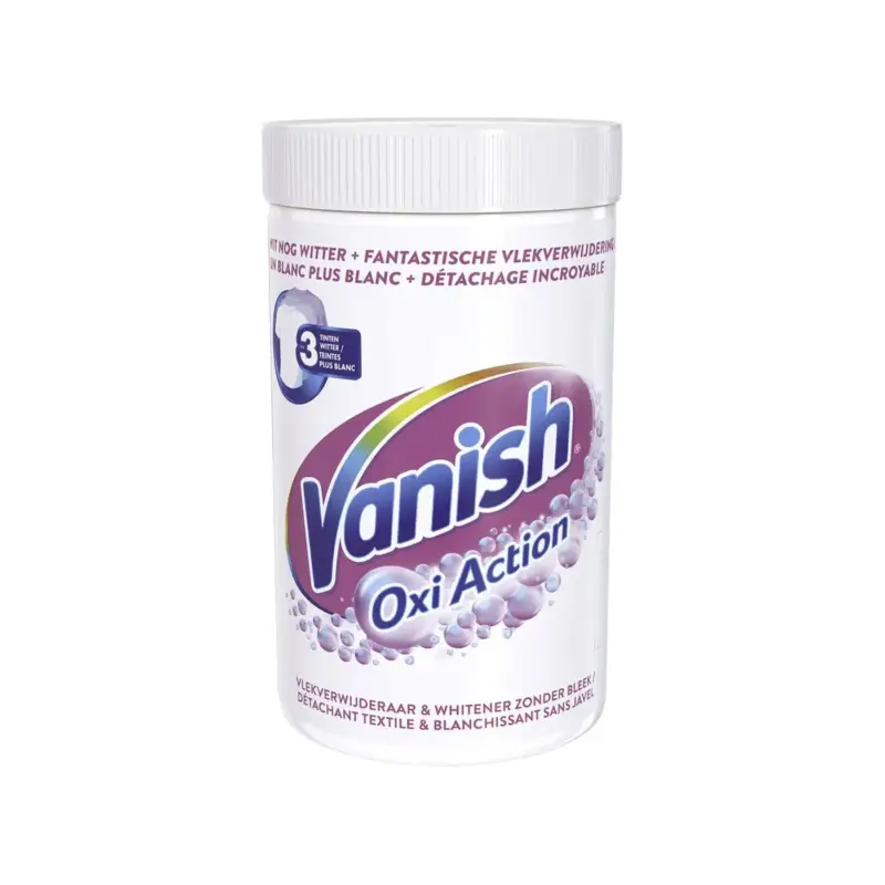 Vanish Oxi Action Poeder - Vlekverwijderaar Voor Witte Was - 1,5 Kg Beste Prijs
