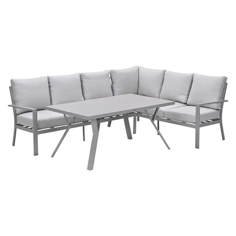 Beperkt Aanbod Garden Impressions Lounge Dining Set Senja Valley Sand - 3-delig Rechts