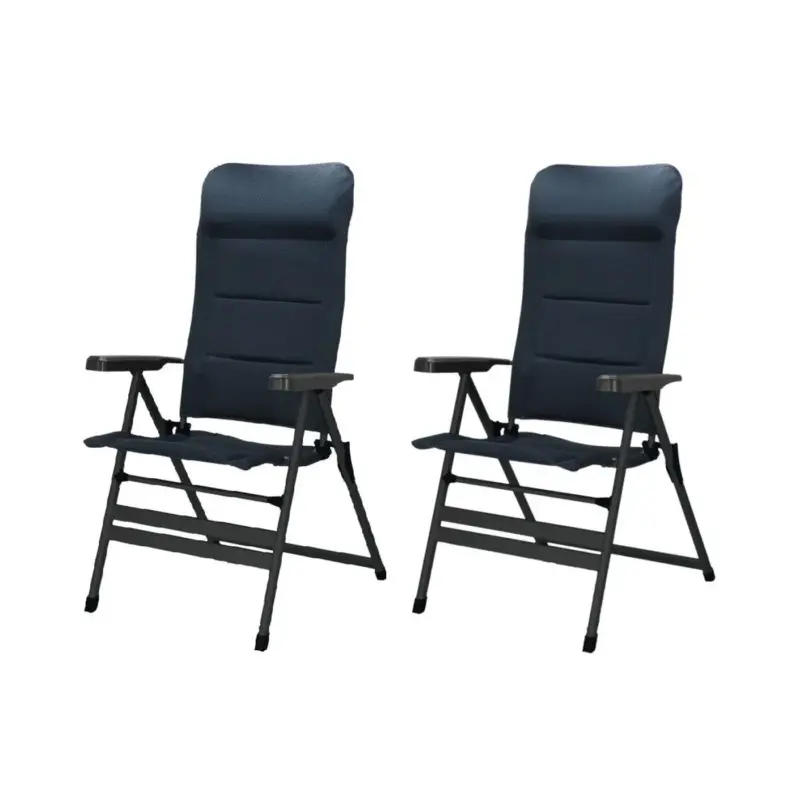 Travellife Barletta stoel comfort plus blauw 2022 set van 2 Nieuwe Collectie