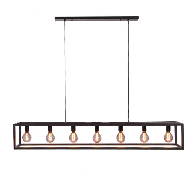 Vurna - Vurna Jolijn Hanglamp Zwart Staal 7l Populair