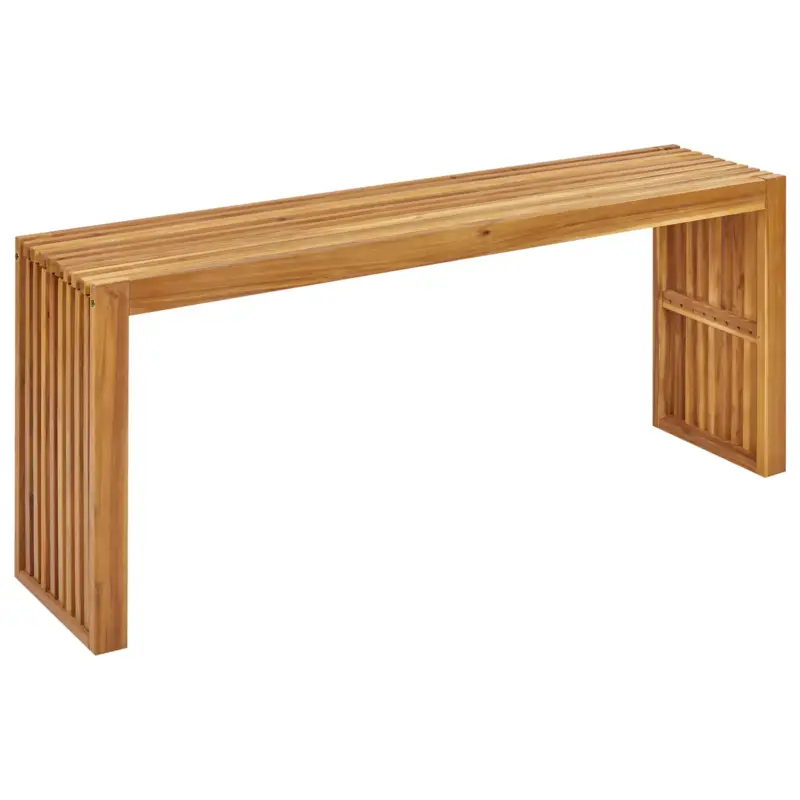 Beliani Tuin Salontafel Bellano Bruin 150x35x60 Cm Flitsaanbieding
