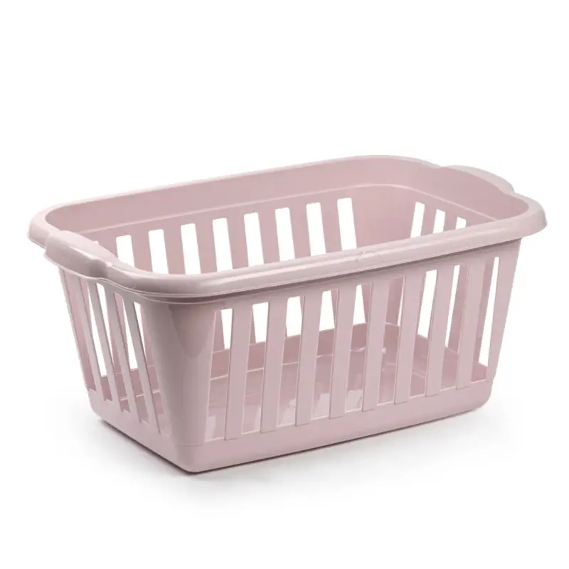 Nieuw Plasticforte Wasmand - Roze - Kunststof - 60 X 40 X 26 Cm
