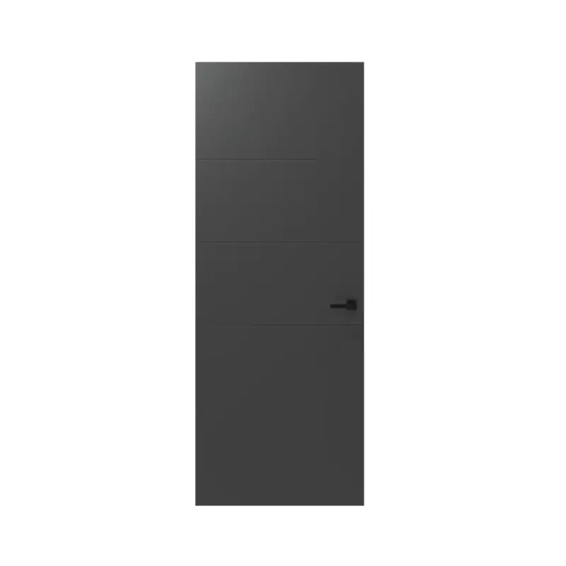 Wereldwijde Verzending CanDo Binnendeur Cover Plus FA06 - Iron Grey - Gelakt - Stomp - Links - 83x231,5cm