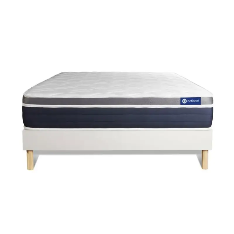 Actisom - Pack Matras + Boxspring Actilatex Confort - Latex 26 Cm - 135 X 200 Cm Garantie Inbegrepen