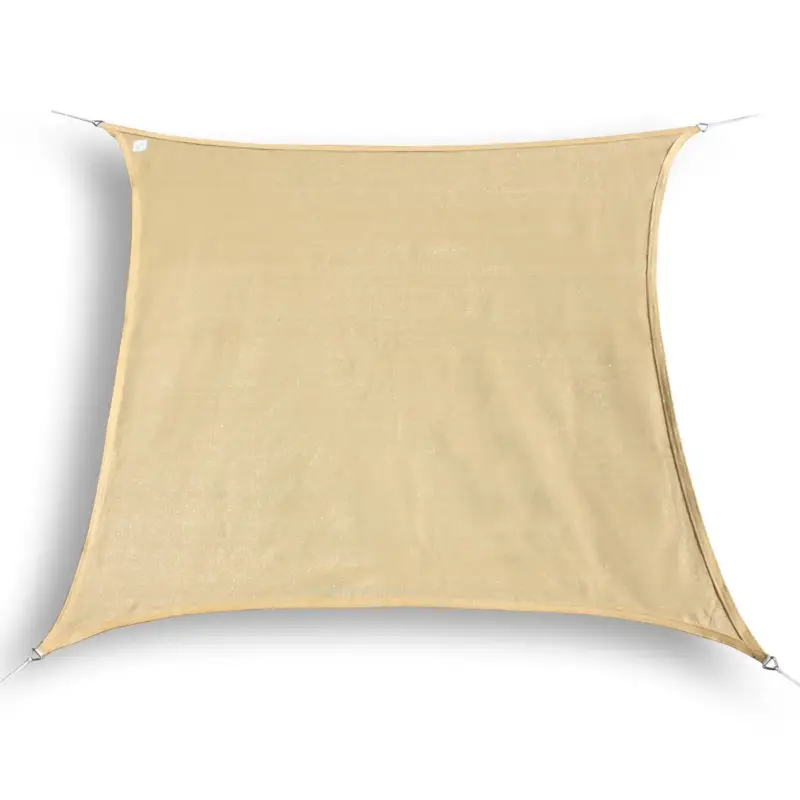 Bestseller Hanse Schaduwdoek Vierkant Waterdoorlatend 2x2m Zonnedoek Zand