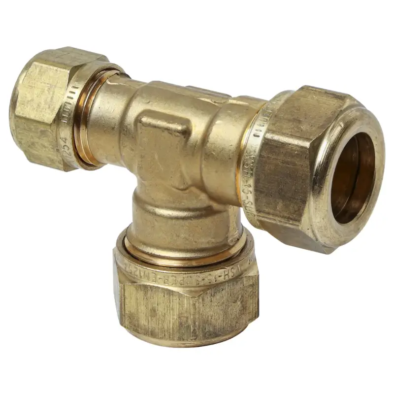 Ambachtelijk VSH knel T-stuk 15x15x12mm