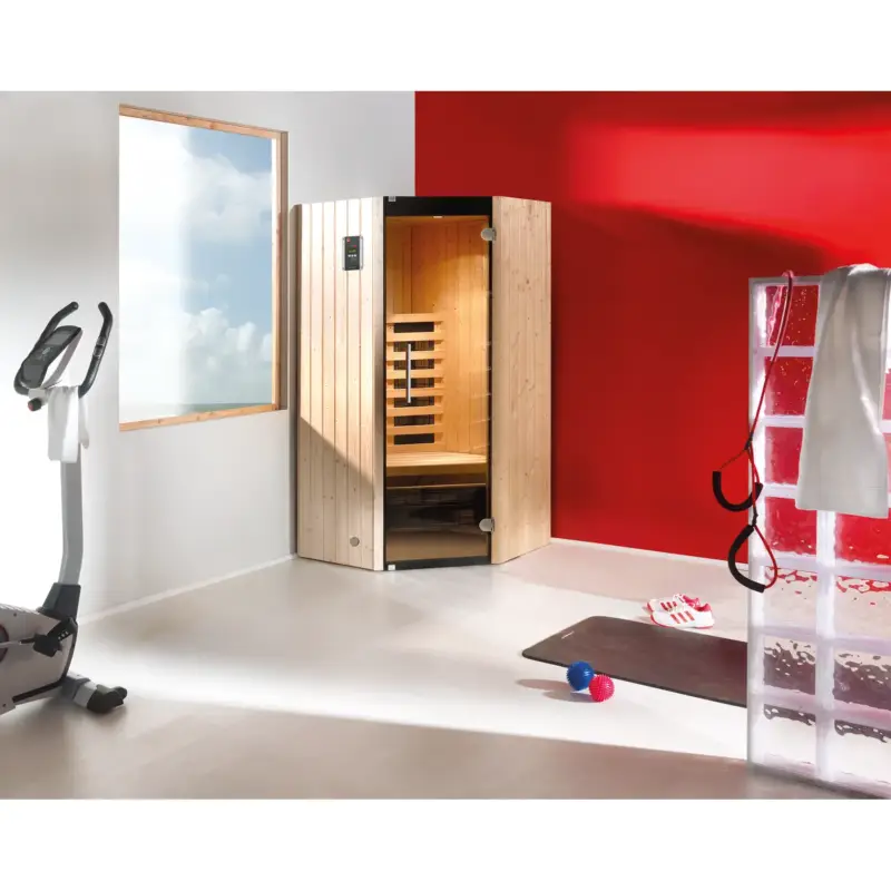 Weka Infrarood sauna Tanilla Compleet 99x99cm Garantie Inbegrepen